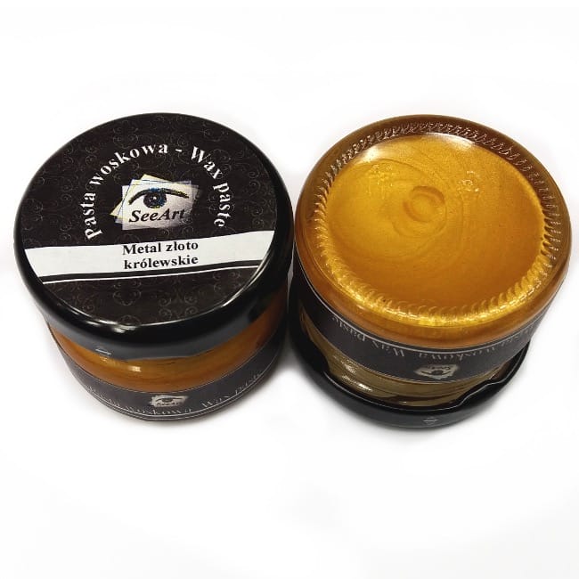 Pasta woskowa SeeArt 20 ml – Metaliczna Złoto Królewskie